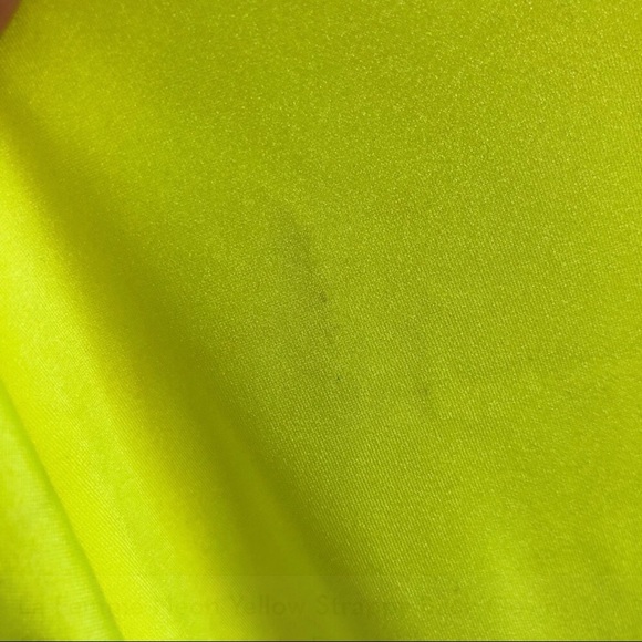 La Femme Neon Yellow Strappy Back Formal Gown - Picture 12 of 13